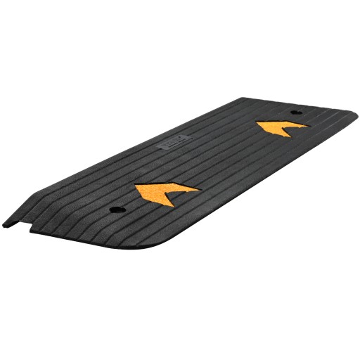 VEVOR Gumowej Rampie Krawężnikowej 113 x 24,1 x 2,5 cm Ładowność 15 Ton