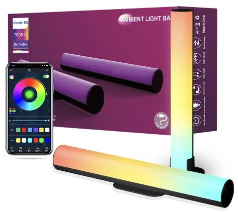 Panele świetlne LED RGB x2 2Control RGB w rytm muzyki USB