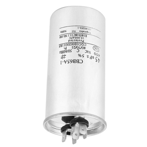 Kondensator 45 Uf, 450 V, Kondensator, Praktyczny do Silnika