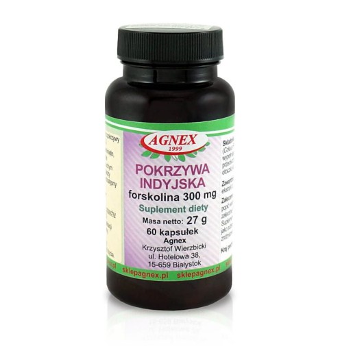 FORSKOLINA COLEUS FORSKOHLII 60K SPALACZ TŁUSZCZU