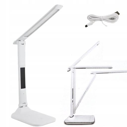 Lampka Ściemnialna LED Zegar Temp Data 5W