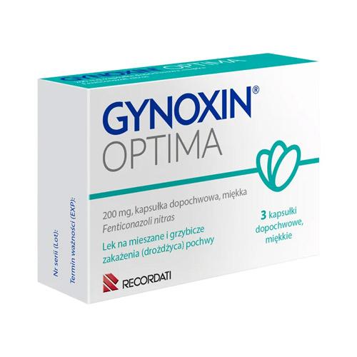 Gynoxin Optima 200mg, 3 tabl. dopochwowe