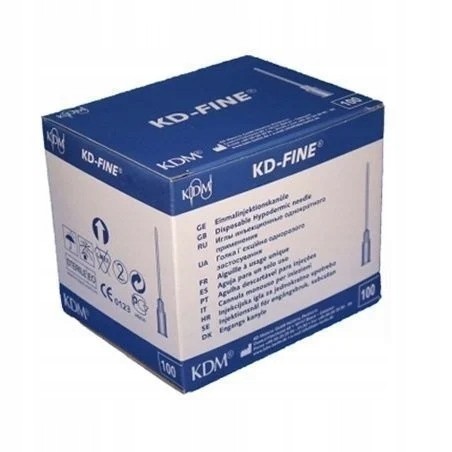 KD-Fine Igły iniekcyjne 21G 0.8x40mm 100 szt.