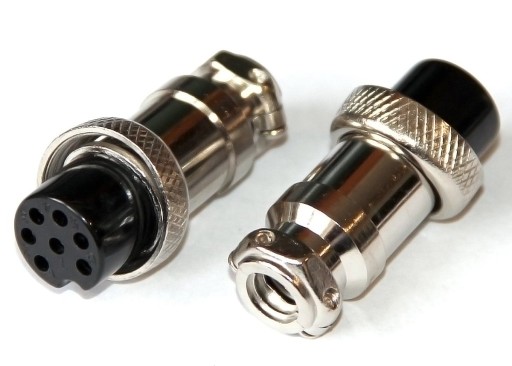 Wtyk mikrofonowy na kabel NC/CB 7PIN