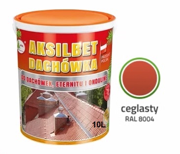 AKSILBET FARBA DO DACHÓWKI ETERNITU CEGLASTY 10L