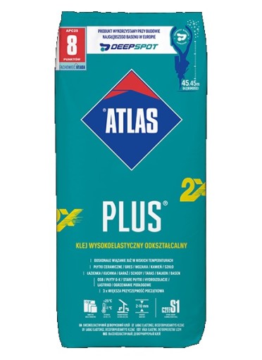 Klej do gresu i klinkieru ATLAS PLUS 5 kg