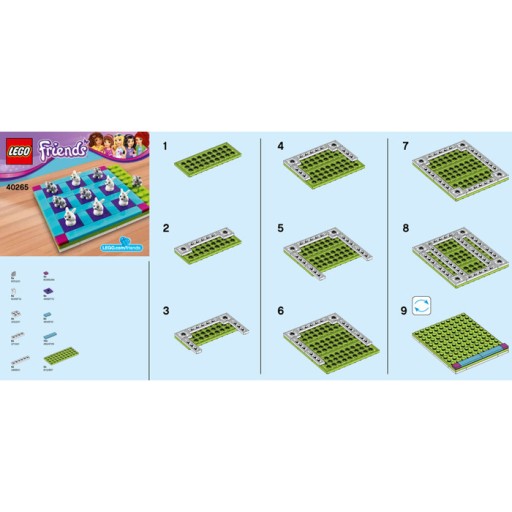 Lego Instrukcja - Tic-Tac-Toe 40265