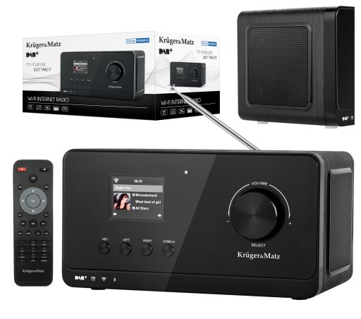 RADIO INTERNETOWE KUCHENNE BLUETOOTH PILOT ZEGAR