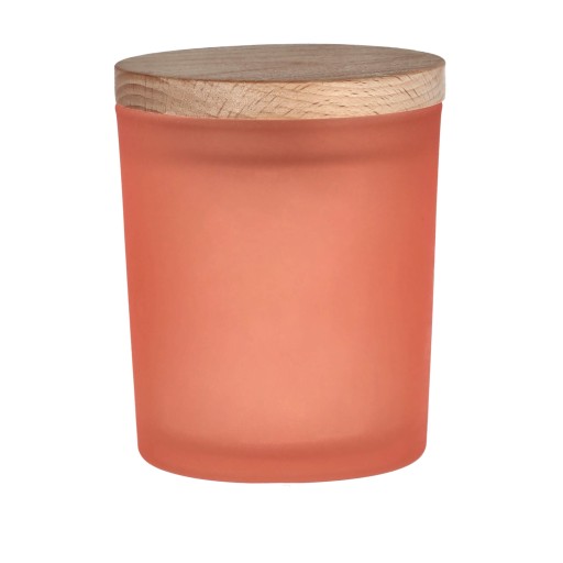 Pojemnik szklany pod zalew świec 205 ml z pokrywką