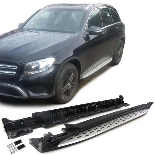 PROGI NAKŁADKI PROGOWE MERCEDES GLC W253 C253 AMG