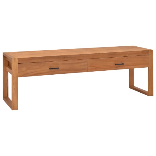 vidaXL Szafka pod telewizor, 120x40x45 cm, lite drewno tekowe