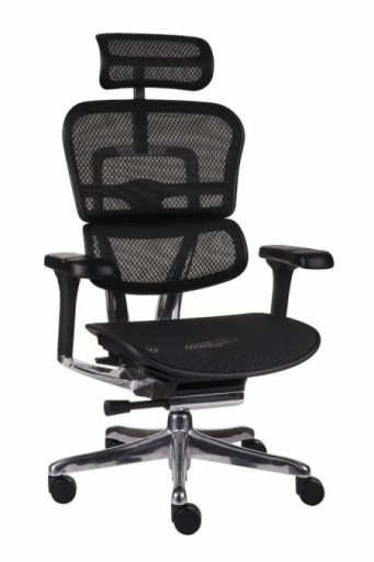 Fotel ERGOHUMAN ELITE 2 GROSPOL czarny NOWY MODEL