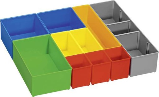 Zestaw pojemników pojemniki inset box 10szt I-BOXX 72 bosch 1600A001S6