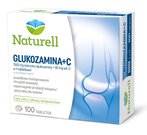 Naturell GLUKOZAMINA+C 100 tabl.