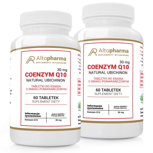 KOENZYM Q10 UBICHINON DO SSANIA ZĘBY DZIĄSŁA 2x60t