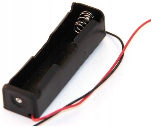 Koszyk na Akumulator 1x 18650 3,7V Li-Ion - Koszyczek na Baterie (ogniwo)