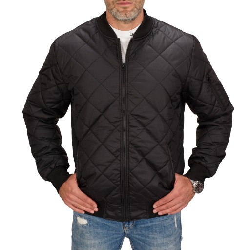 KR01 roz. M KURTKA MĘSKA BOMBER JACKET PIKOWANA