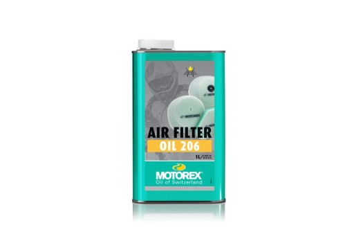 OLEJ (PŁYN) DO NASĄCZANIA FILTRÓW POWIETRZA MOTOREX AIR FILTER OIL 206 1L