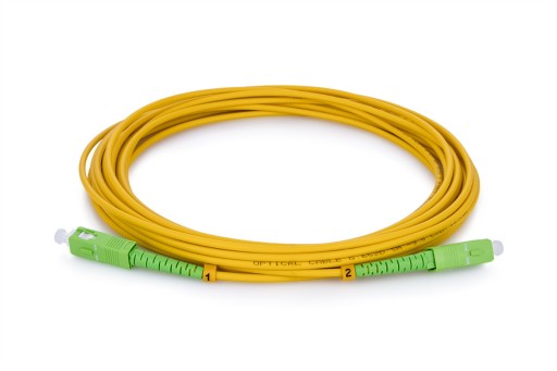 Patchcord światłowodowy ConnLink SILVER SC/APC-SC/APC, G652D, SIMPLEX, 7M