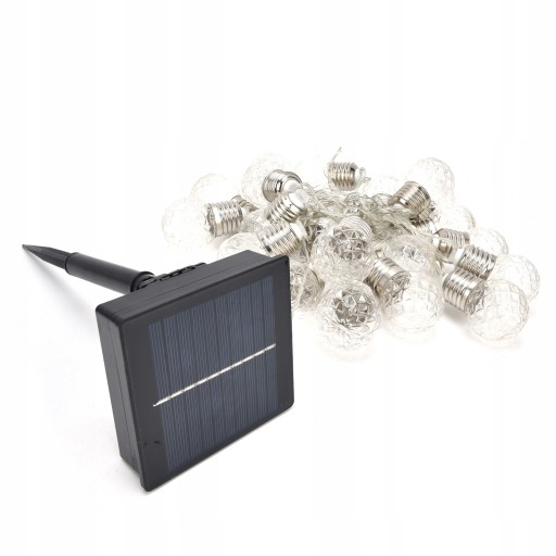 Solar String Light 6m 20LED Żarówka Dekoracyjna