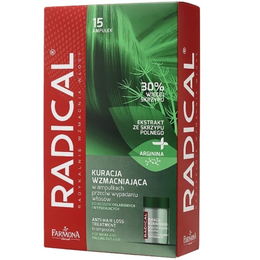 Radical Kuracja wzmacniająca ampułki przeciw wypad