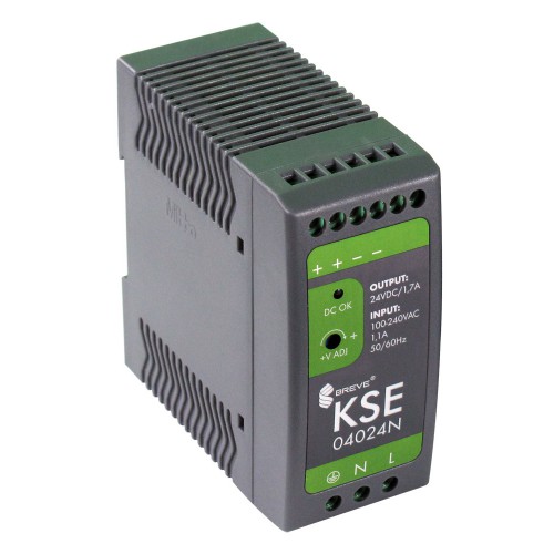 Zasilacz impulsowy KSE 04024 230/24VDC 40W 1,7A /na szynę/ 18924-9983