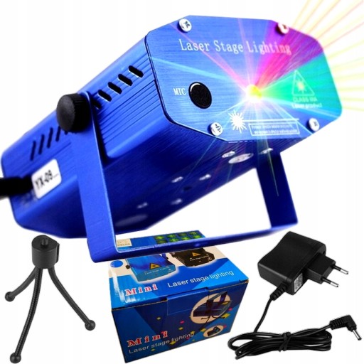 Projektor DYSKOTEKOWY DJ Lampa DISCO Stroboskop