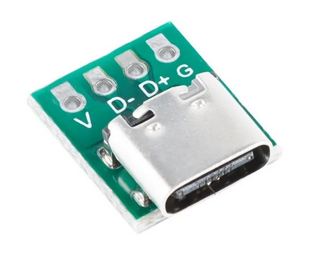 Adapter micro USB-C 3.1 16PIN adapter PCB