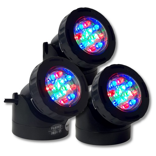 LAMPA - ZESTAW 3W1 - QL 39 LED RBG ZE STEROWNIKIEM