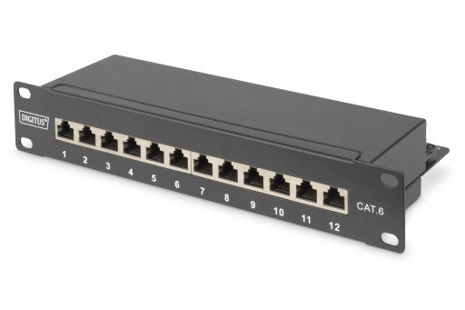 Patch panel patchpanel RACK 10'' kat6 12p FTP