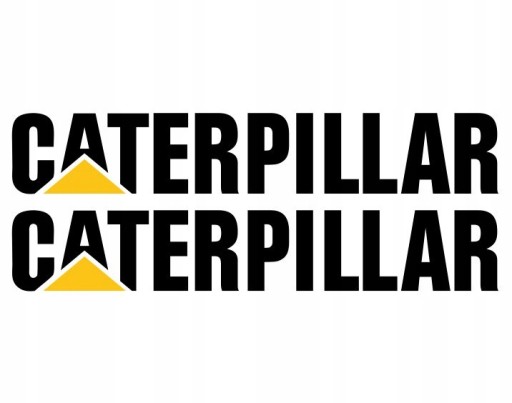 Naklejka napis LOGO CATERPILLAR do 50cm 2 szt
