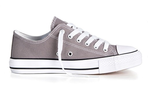 Buty sportowe TRAMPKI tenisówki Szare GREY 38