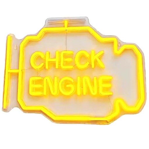 ZD135 Check engine neon led 30x22