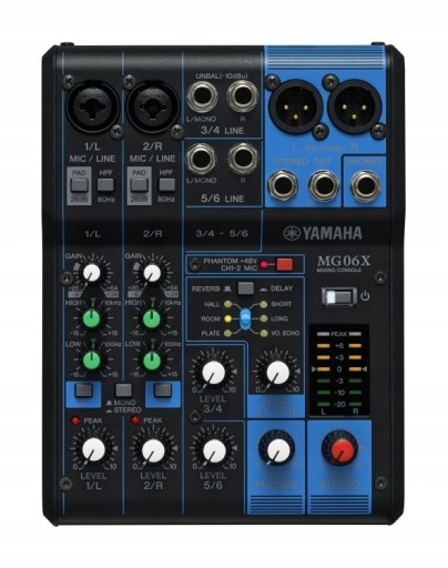 YAMAHA MG06X - MIKSER ANALOGOWY AUDIO