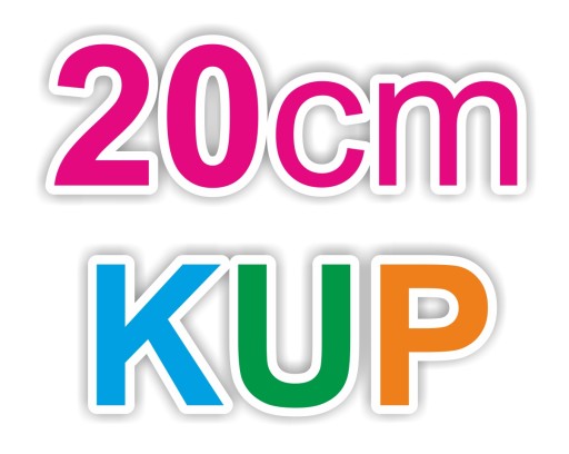 20 cm LITERY CYFRY SAMOPRZYLEPNE NAPISY NAKLEJKI