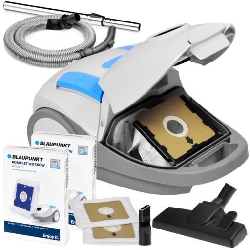 Odkurzacz workowy MAŁY BLAUPUNKT VCB201 HEPA VCB-201 +WORKI + 2 x ACC025