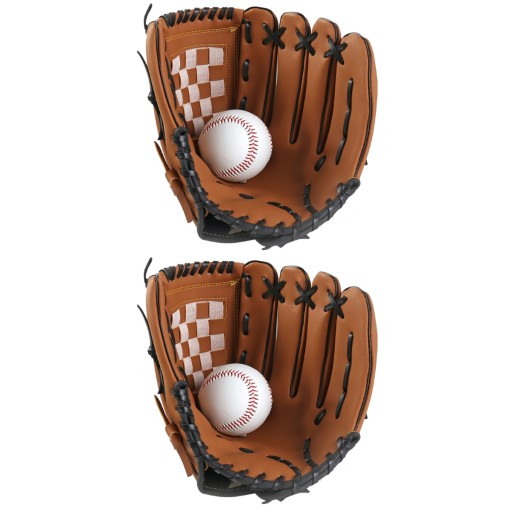 2x Rękawice do odbijania Młodzieżowe rękawice do softballu