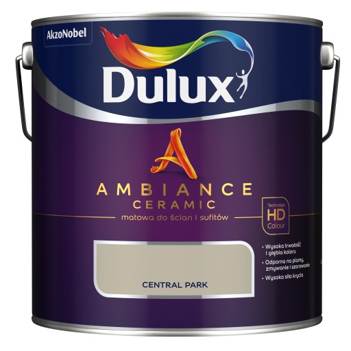 FARBA CERAMICZNA DULUX AMBIANCE- central park, 2.5l