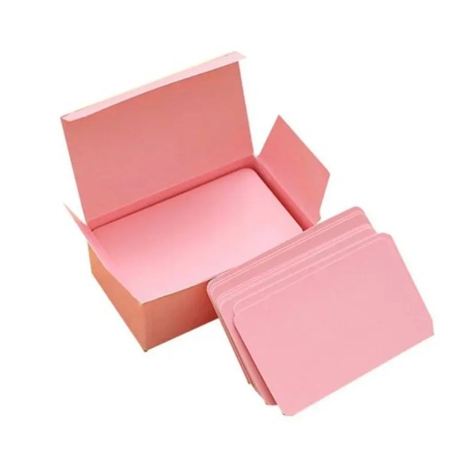 Blank Word Cards Word Net Memorandum Memory Pink
