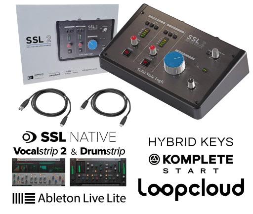 Interfejs audio Solid State Logic SSL 2 + ekskluzywny pakiet oprogramowania