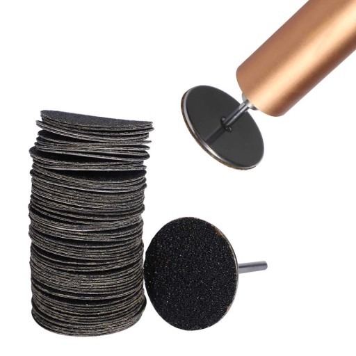 PODODISC TARCZA DYSK PEDICURE + NAKŁADKI MIX 50SZT