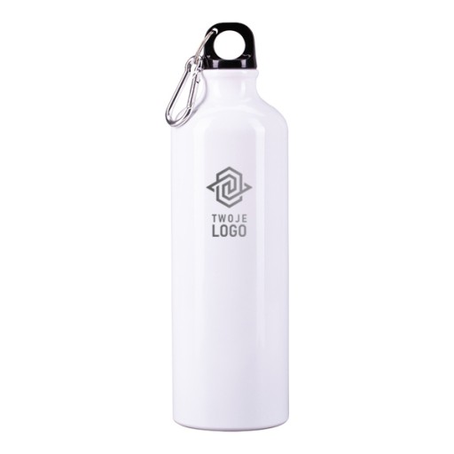 Bidon Easy Tripper 800 ml biały z grawerem