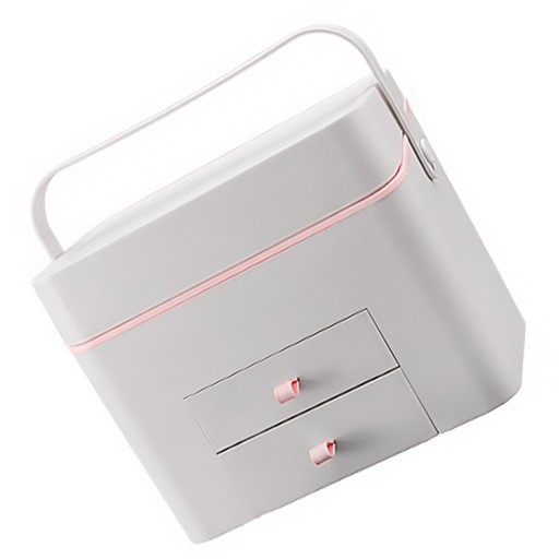 cosmetic bag with light and Creative mirror