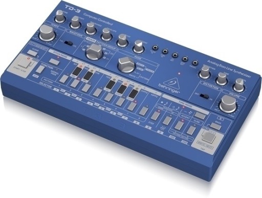 Behringer TD-3-BU Syntezator linii basowej niebies