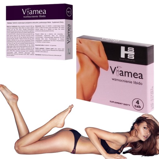 VIAMEA WZMOCNIENIE ORGAZMU I LIBIDO 4 TABLETKI sex