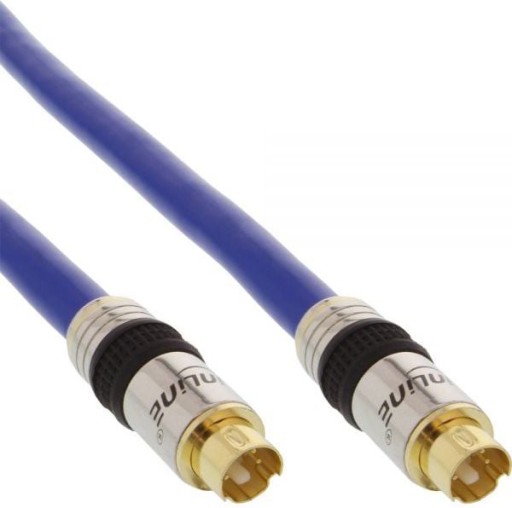 Kabel InLine SVideo SVideo 0.5m niebieski (89947P)