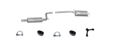 VW CADDY III 2.0 SDI MULTISPACE 2004-2010 TŁUMIKI