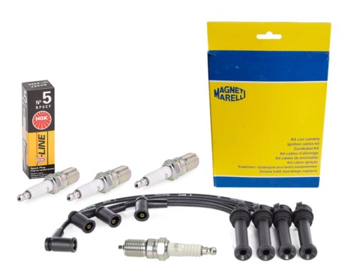KABLE+ŚWIECE ZAPŁONOWE FORD MONDEO MK3 1.8 2.0 16V