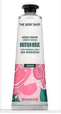 THE BODY SHOP BRITISH ROSE HAND CREAM Krem do rąk Róża Brytyjska 30 ml
