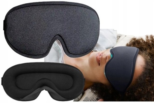 OPASKA MASKA NA OCZY 3D DO SPANIA ZACIEMNIAJĄCA I ODPOCZYNKU
